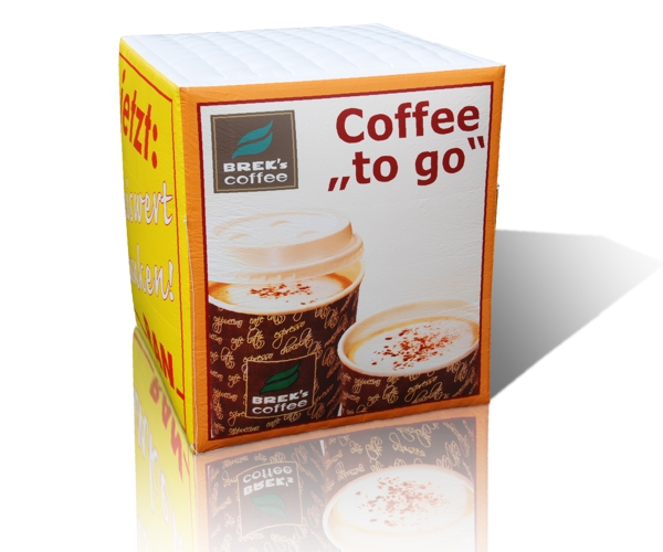 Aufblasbarer Werbewürfel 4x4x4m