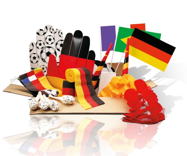 Fußball Dekopaket Deutschland mit 49 Teilen