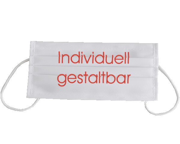 Alltagsmaske - Mund-Nasen-Schutz - individuell bedruckbar