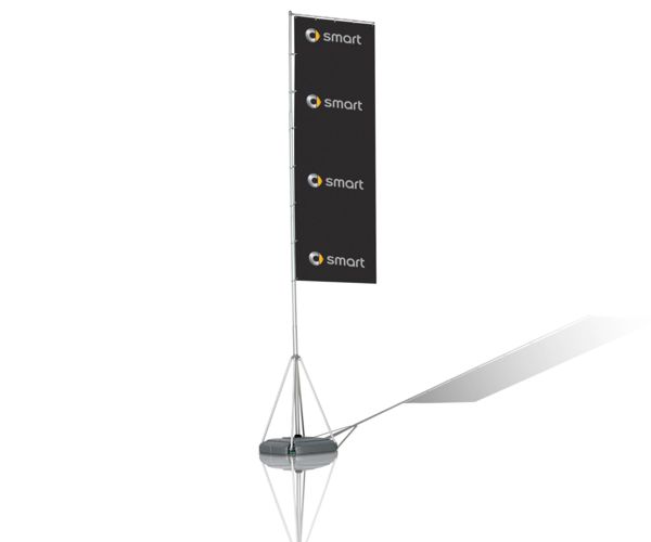 Mobiler Fahnenmast AdvertisingFriends