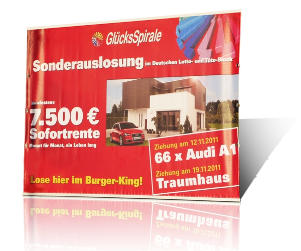 Montagebeispiel Bannerprofil