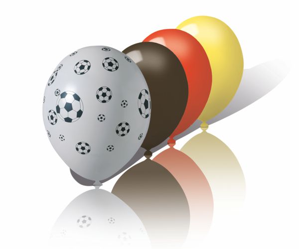 Luftballon-Set Fußball