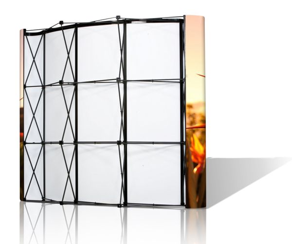 Mobiles Messe Faltdisplay Line Eco