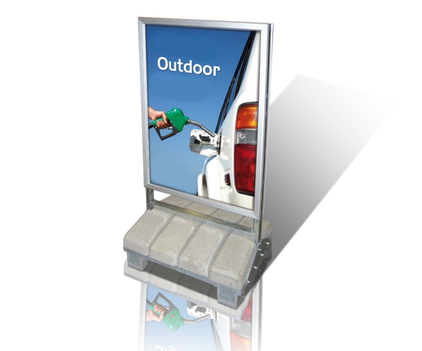 Kundenstopper Major ohne Logoschild