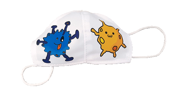 Hygieneschutzmaske - Motiv Coroni 2 white 