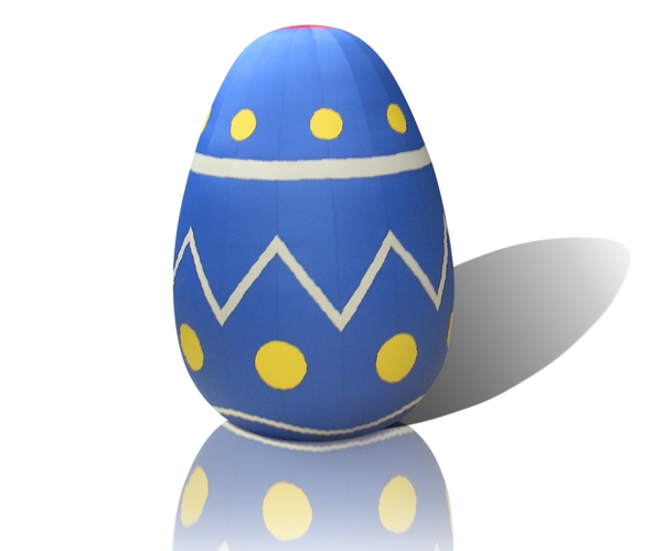 Aufblasbares Zelt mit Dekor