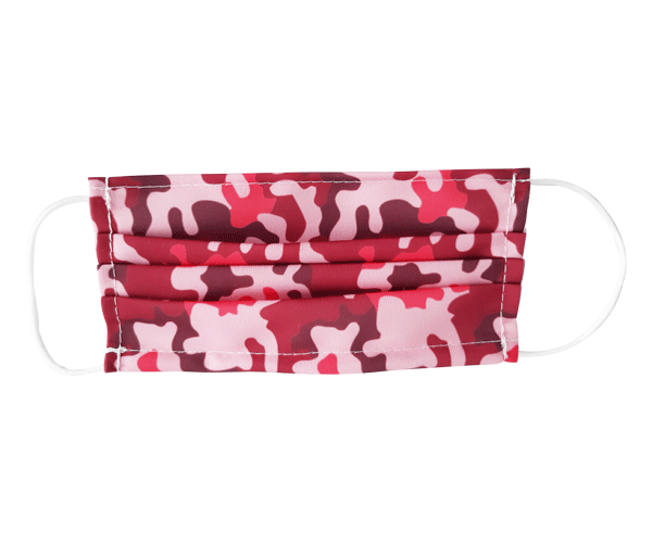 Hygienemaske Camouflage red