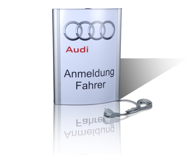 Leuchtschild Trend zur Wandmontage