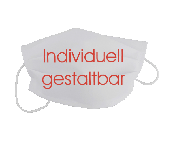 Alltagsmaske - Mund-Nasen-Schutz - individuell bedruckbar