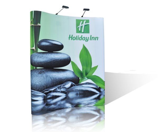 Faltdisplay Curve Eco Pop-up Messewand