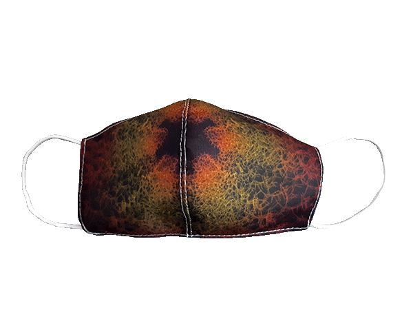 Gesichtsmaske - Motive Kalaidoscope green