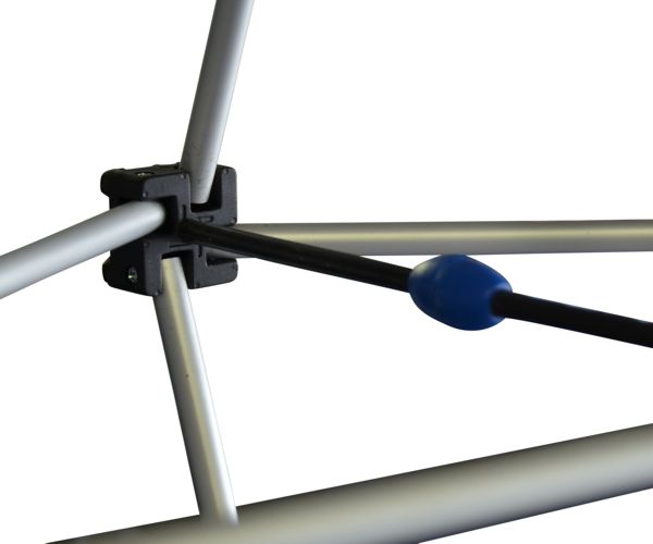 Messe Faltdisplay Pop-up Magnetfaltwand Line inkl. Theke