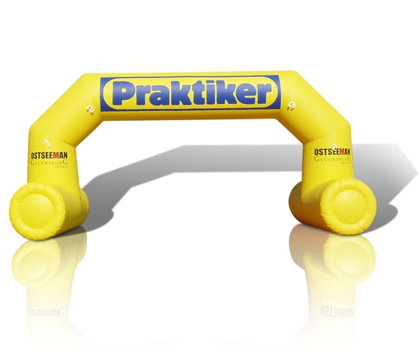 Werbebogen mit T-Füßen