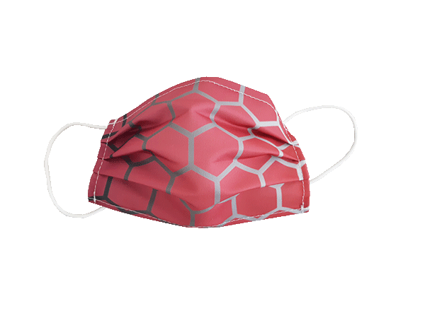 Gesichtsmaske - Alltagsmaske Motive Comb pink